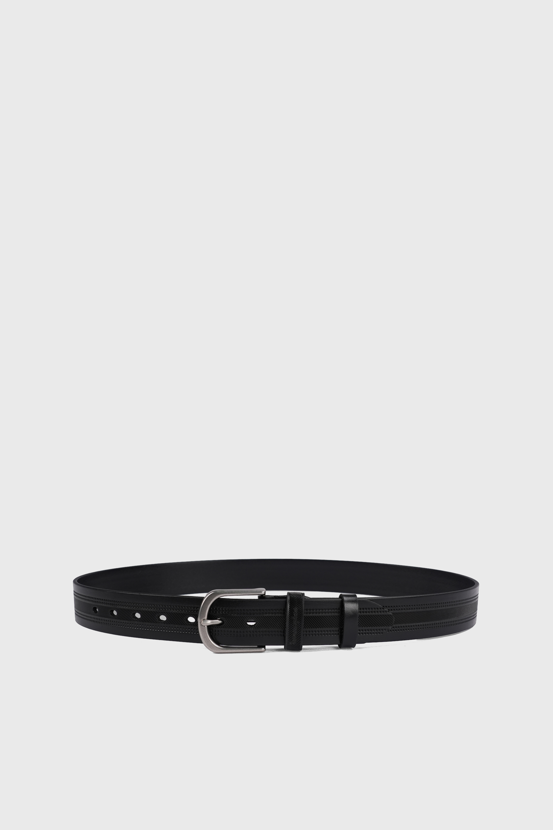 TEXTURED LEATHER BELT