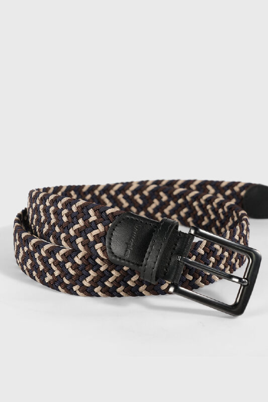 BRAIDED ELASTIC WOVEN BELT