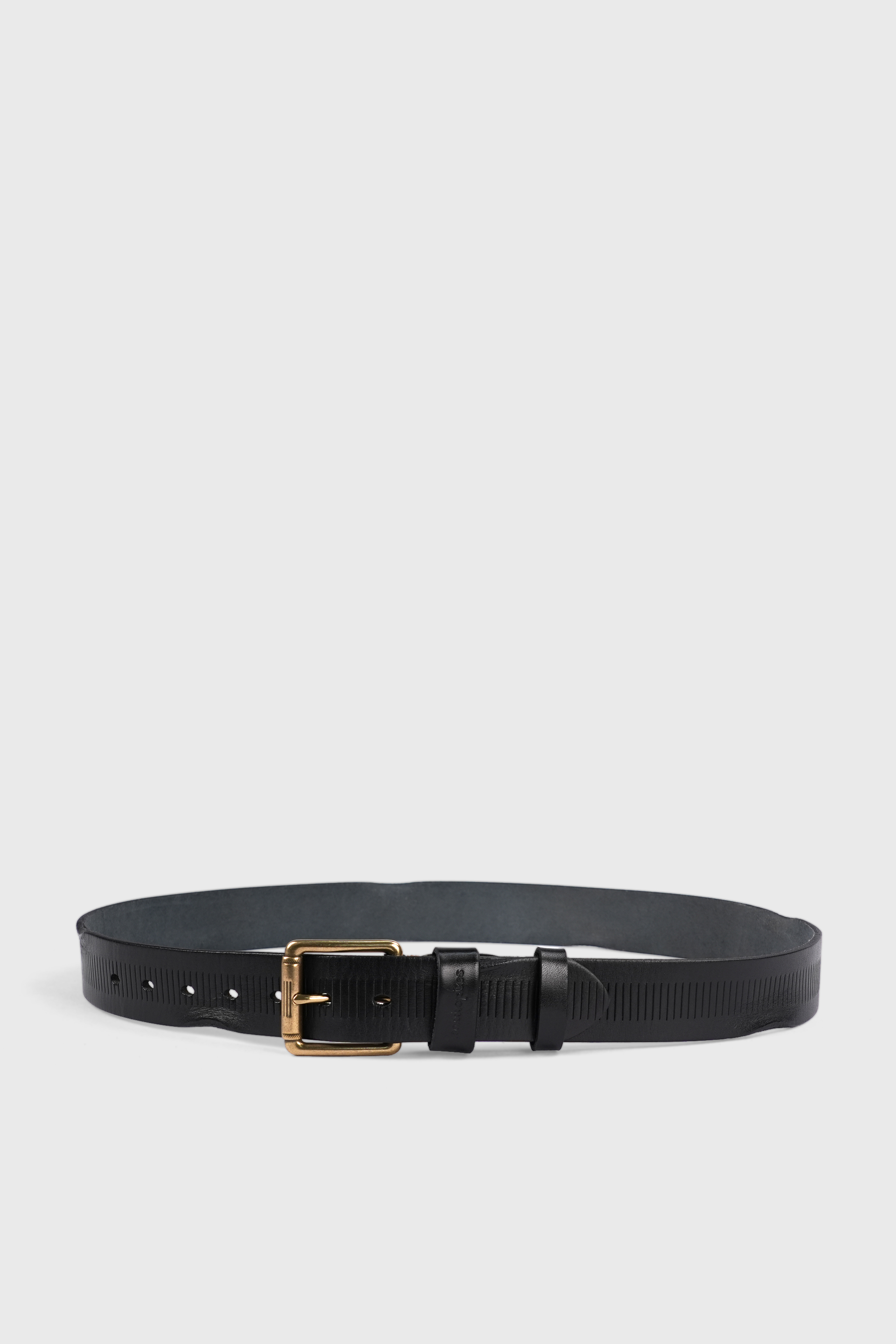EMBOSSED VINTAGE LEATHER BELT
