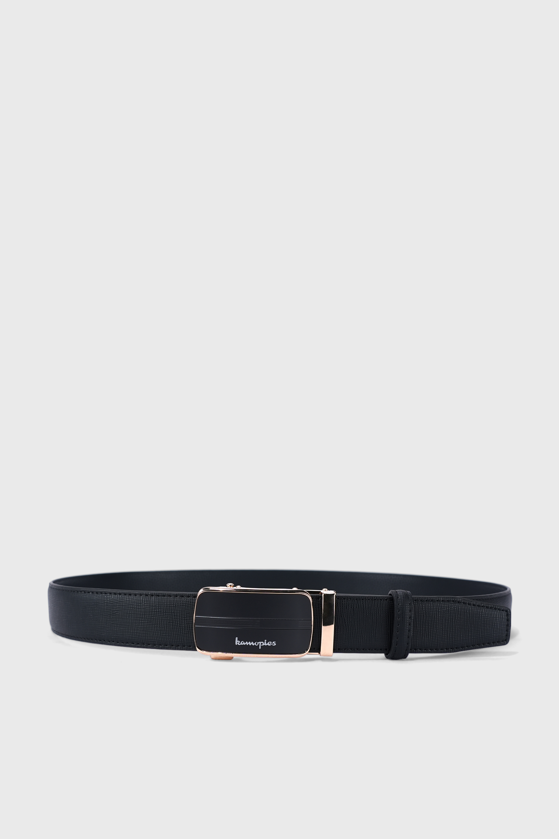 RATCHET BUCKLE LEATHER BELT