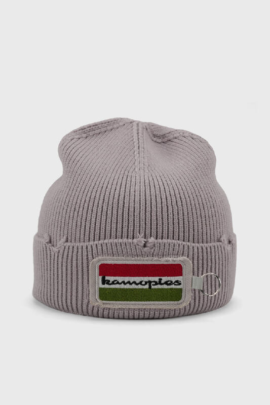 RIBBED KNIT BEANIE